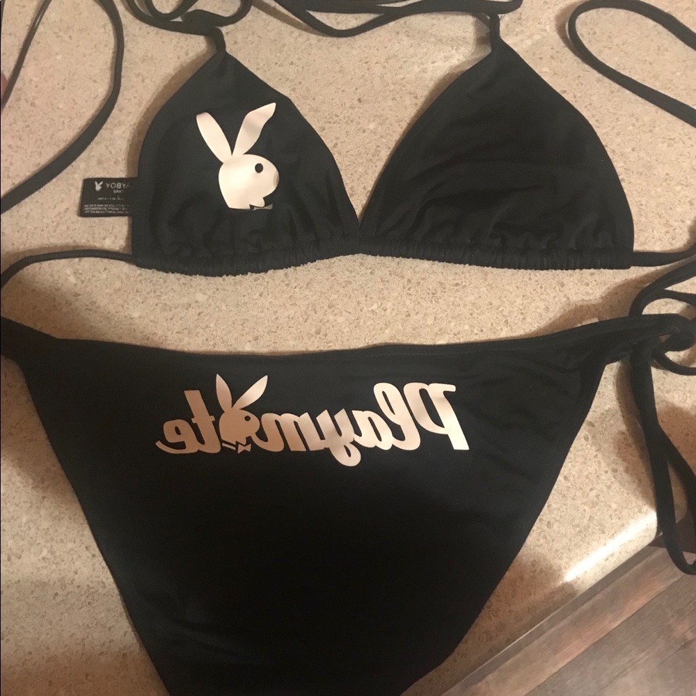 ‼️SOLD‼️Playboy Bikini top and bottom